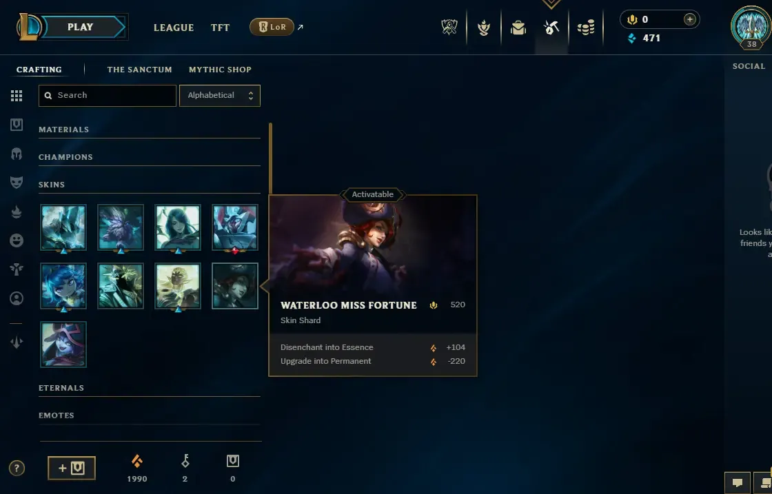 ⚡ 【 EUNE 】⸱ Emerald IV (25LP) | 57% WR | 47 Champions | Good Loot | Full Access | 9 Loot Skins | SAFE ACCOUNT | Instant Delivery #18